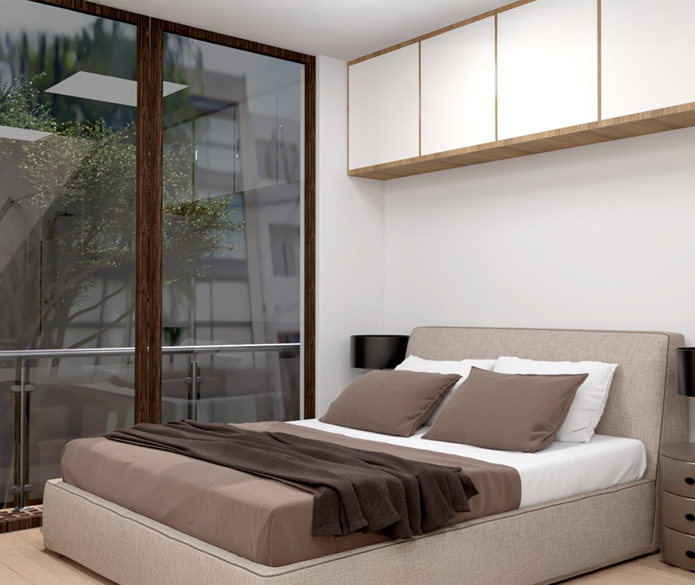 Recámara Principal Depto. 202, 302 y 402