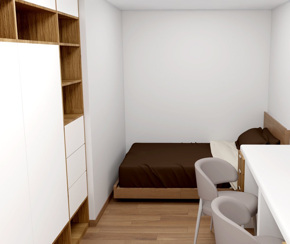 3a. Recámara Depto. 202, 302 y 402