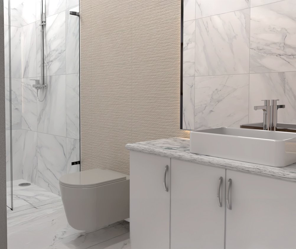 Baño Principal Depto. 101 y 201