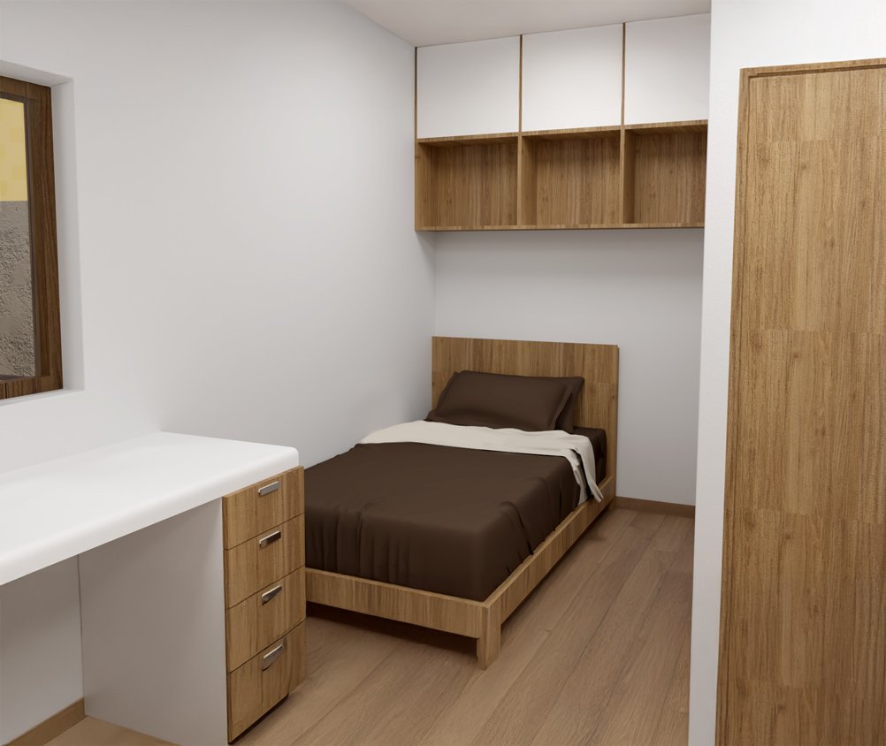 2a. Recámara Depto. 101 y 201