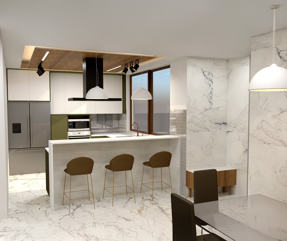 Cocina-Comedor Depto. 301 y 401